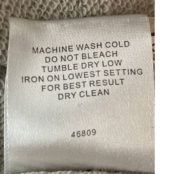 Romero & Juliet Couture Athletic Gommet V-Neck Tie Front SweatShirt M - Picture 7 of 7